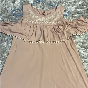 Off the shoulder/tank top dress